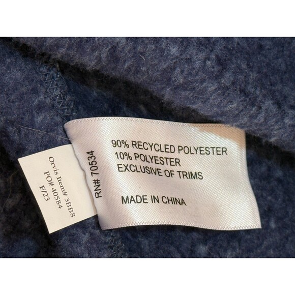 ORVIS Women's Vest Blue Polyester Large - Picture 5 of 6